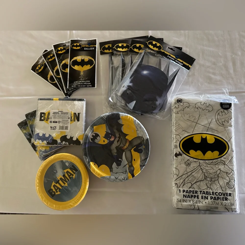 Batman party decor